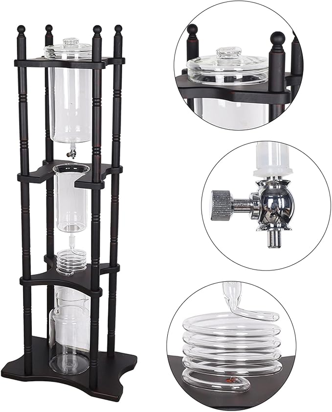 Ice-drop coffee maker cold brew coffee tower Ice-drop coffee maker