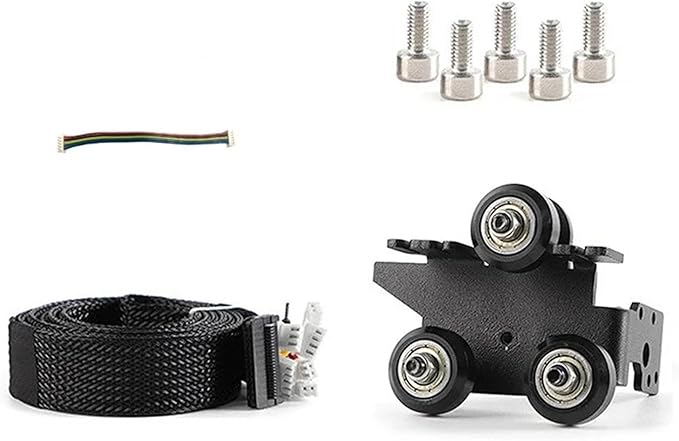Dor for CREALITY Original Sprite Extruder Pro Kit Parts Cable Support Rail Mounting Plate Sprite PCBA for Breakout Board for Ender-3 Series(Cable Support kit)