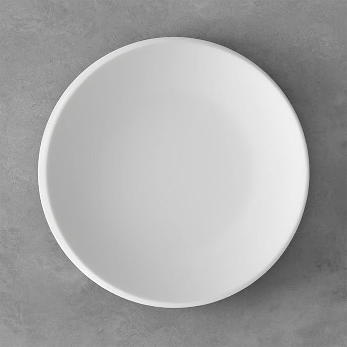 Villeroy &amp Boch NewMoon 12-Piece Dinnerware Set Service for 4 Plates &amp Bowls Premium Porcelain Made in Germany