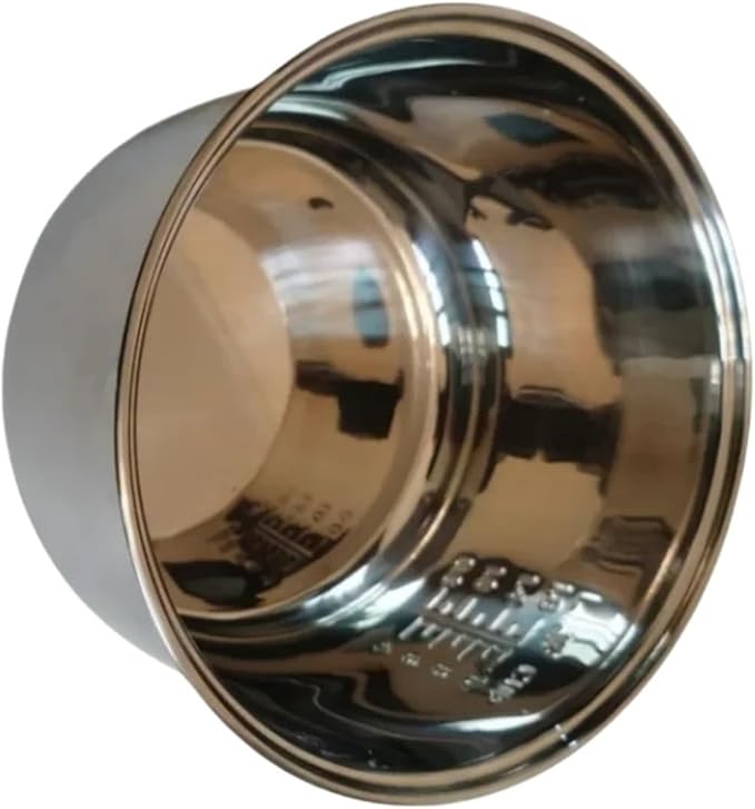 304 Stainless Steel Rice Cooker Inner Pot .Compatible With Poloris PMC 0517. Replace Non - Stick Inner Bowl