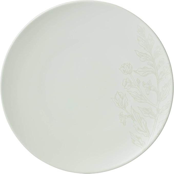 Oneida 897395 Roseto 12-Piece Dinnerware Set Soft Sage
