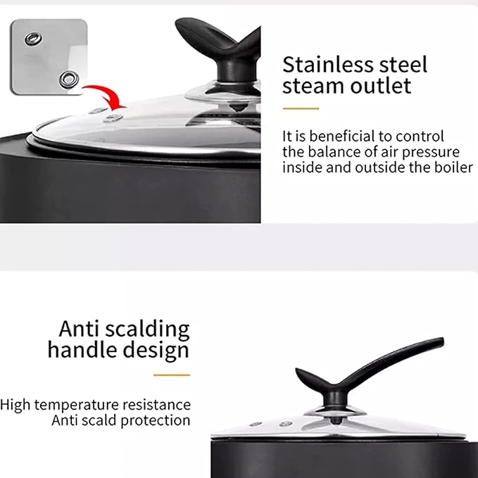 Fully Automatic Tapioca Pearls Cooker 1300w Commercial Milk Tea Pearl Maker Intelligent Temperature Control Freely Adjustable Time for Milk Tea Shops Snack Bars 9L Large Capacity
