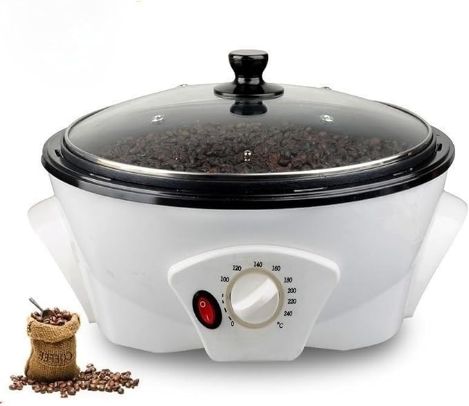 DYRABREST Coffee Roaster Machine for Home Use 110V 800W Coffee Bean Roaster Machine for Home Use with 1500g Max Capacity and Adjustable Temperature for Coffee Bean Peanut Nuts and Baking Beans