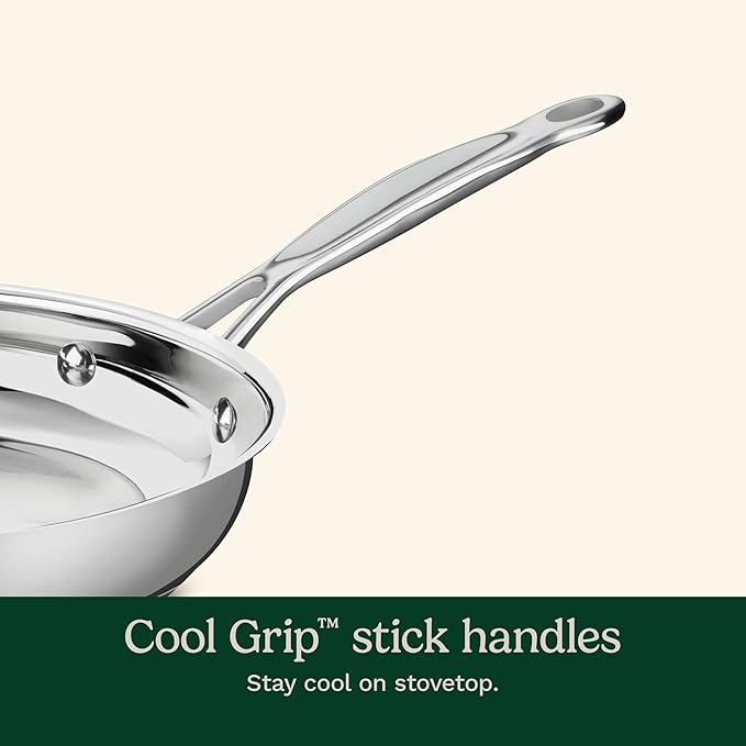 Cuisinart 77-10P1 10-Piece Chef's-Classic-Stainless Collection Cookware Set