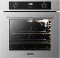 GASLAND 24 Inch Gas Wall Oven ETL Certified Natural Gas Oven Built-in Single Wall Oven with Bake Broil Rotisserie Functions Digital Timer and Convection Fan 120V Cord Plug Stainless Steel