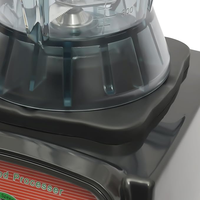 1.03Gal Food Blender 2800W Smoothie Blender 57000Rpm Counter Top Blenders with Handle for Milk Tea Stores and Restaurants 9 x 9.8 x 23.2 Inch Black