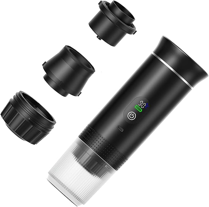 Fast Heating Cordless Coffee Machine 7500mAh Water Tanks USB Charging Suitable for Espresso Cappuccino Outdoor Home Use Digital Coffee Machine
