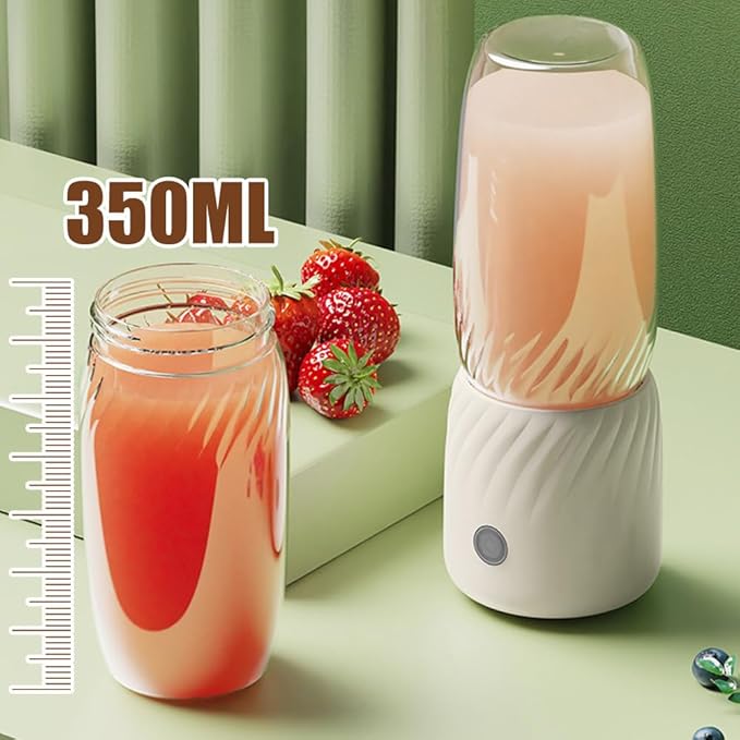 Portable Blenders350ml Small Blenders Drink Machine Blender With 6 Blades for Shakes Fruit Juice Smoothies Sports Travel
