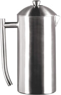 Frieling USA Double-Walled Stainless-Steel French Press Coffee Maker in Frustration Free Packaging Brushed 36 Ounces