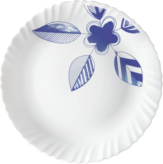 Borosil Gourmet Dinnerware Set For 6 35 Pieces White Dinner Plates and Bowls Sets Chip Resistant Tempered Opal Glass Stain Resistant Dishwasher &amp Microwave Safe Dinner Set For Gifting Serves