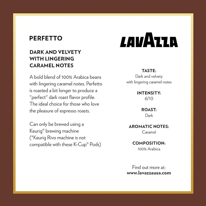 Lavazza Coffee K-Cup Pods Variety Pack for Keurig Single-Serve Coffee Brewers 64 Count  Value Pack Notes of: fruits flowers chocolate carmel citrus