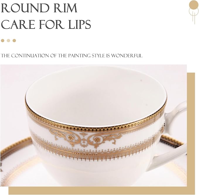 bone china dishes set for 4 16 pieces ceramic plate set with gold thread luxury royal pattern dinnerware sets for wedding housewarming birthday