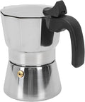 Yosoo Crafted Stainless Steel Italian Coffee Maker Rich Full Bodied Flavor Uniform Heat Distribution Stovetop Easy to and Rustproof Ideal for Home or Outdoor Use (3 Cups 150ML)