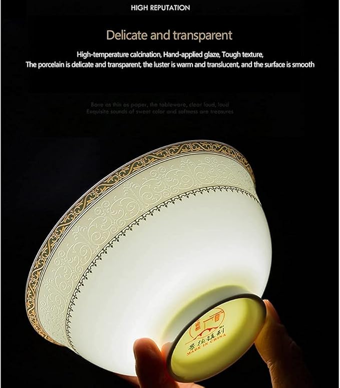 30/56/60Pcs Ceramic Dinnerware Set Bone China Tableware Dishes Plates Ceramic Combination Dinner Service Set Porcelaine Service For 10