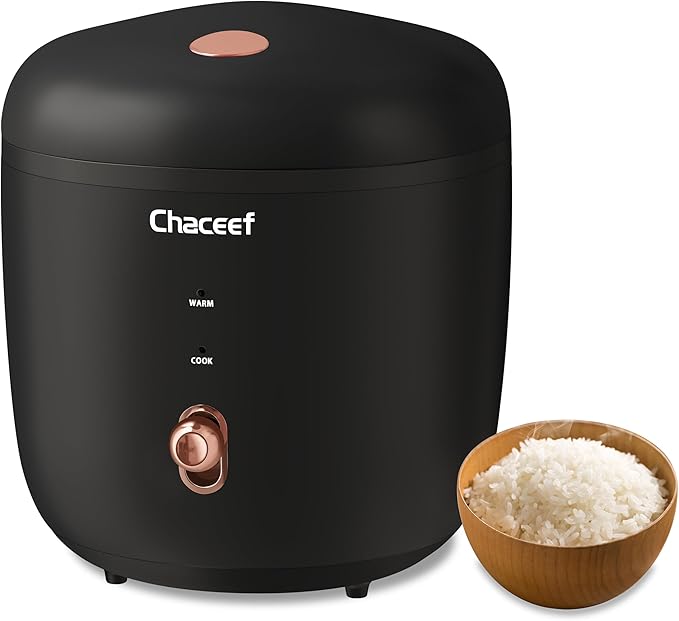 CHACEEF 1.2L Mini Rice Cookers &amp 350ml Travel Electric Kettle