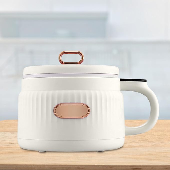 Compact 6L Electric Rice Cooker for Small Kitchens Beige