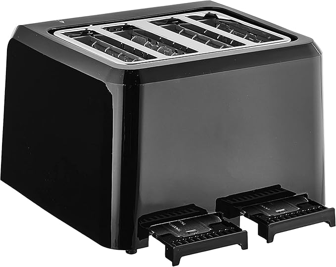 Cuisinart 4-Slice Compact Plastic Toaster Black CPT-142BKP1