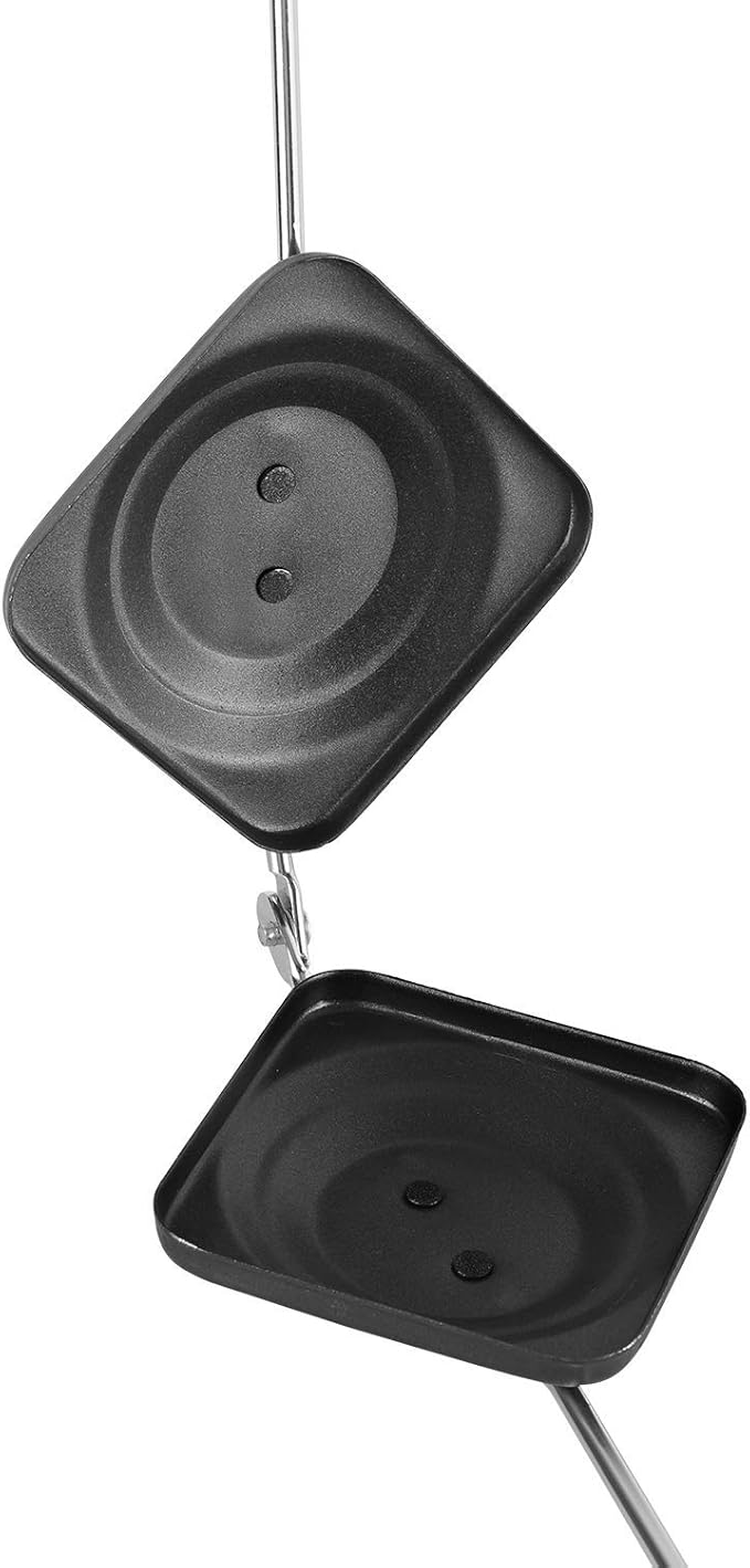 iKonbi Nonstick Regular Sandwich Gas Toaster (Black)