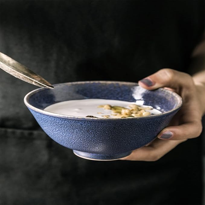 Dinnerware Set Glaze Stoneware Dinnerware Set Tableware Combination Set Dishes Set Includes Dinner PlatesDessert PlatesSalad Bowls 18-Pieces Service for 4