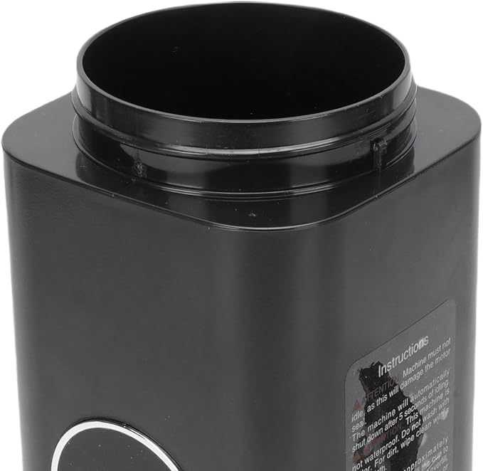 Focket Electric Juicer Cup USB Charging Portable Blender with Digital Display for Home Office Outdoor Use (Black)