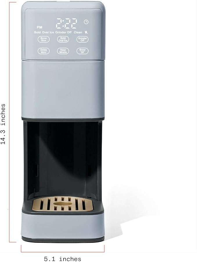 Perfect Grind™ Programmable Single Serve Coffee Maker White Icing by Drew Barrymore (Blue)