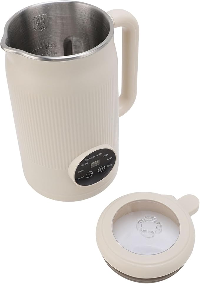 Generic 1200ml Soy Milk Maker Blender with Timer Self Feature for Busy Moms Non Dairy Beverage Maker (US Plug)