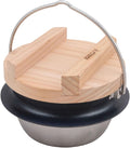Clad Super Hakama Mai 3-Piece Cooking 2-Layer Steel Rice For Camping Outdoors Lid Open Fire Ok Induction Compatible Made in Japan Tsubame Sanjo