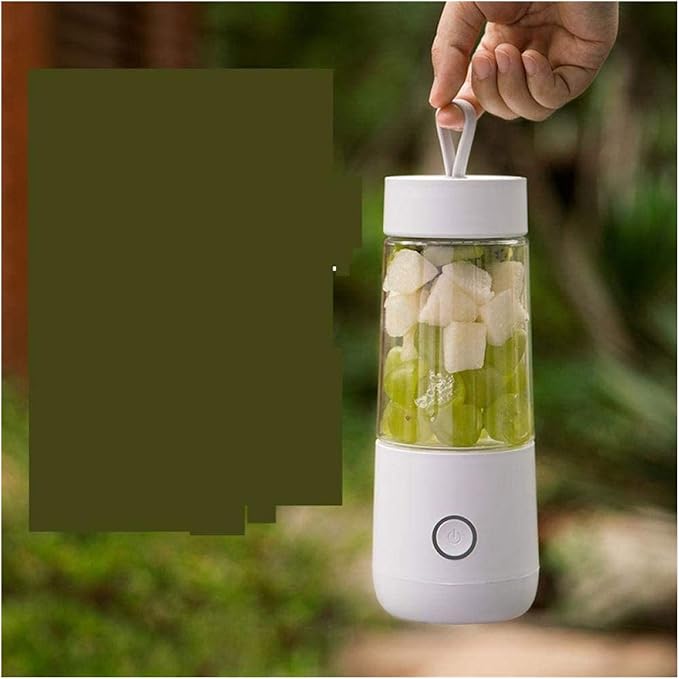 Portable Blender Personal Mixer Fruit Rechargeable with USB Mini Blender for Smoothie Fruit Juice Milk Shakes 350ml 4 Blades for Great Mixing (Color : B) (A)
