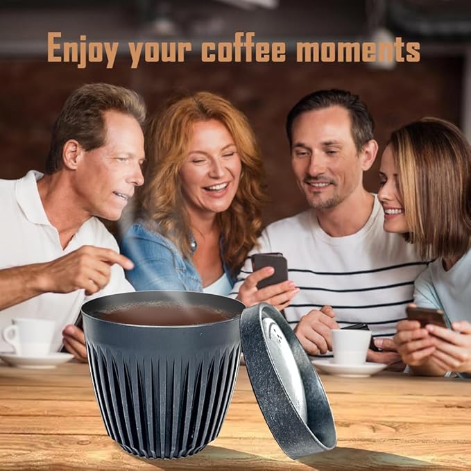 DS&ampDV Coffee Maker SetInclConical Filter Cup Server Pour Over Kettle Cup Manual GrinderHand Brewing for Camping and Traveling Personal Bar (6 in 1 Coffee Makers)