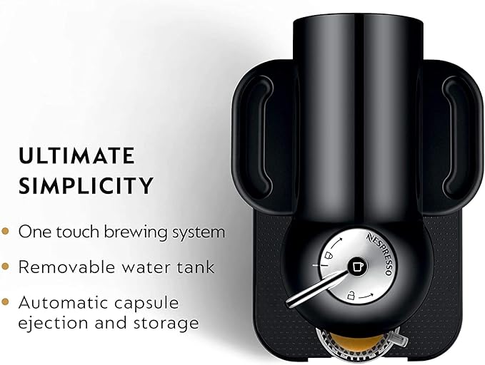 Nespresso Vertuo Coffee and Espresso Maker by Breville Black with Aeroccino Milk Frother