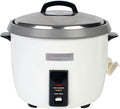 TrueCraftware- 30 Cup Non-Stick Electric Rice Cooker Aluminum Inner Pot with Rice Cloth Stainless Steel Lid Plastic Black Color Handle- Makes Soups Stews Grains Hot Cereals Commercial Rice Cooker Warm