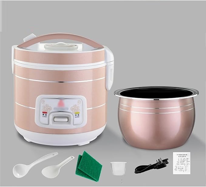 Household Rice Cooker-Steamer Household Non-Stick Rice Cooker One-Key Cooking And Automatic Heat Preservation For 1-8 People(2L)