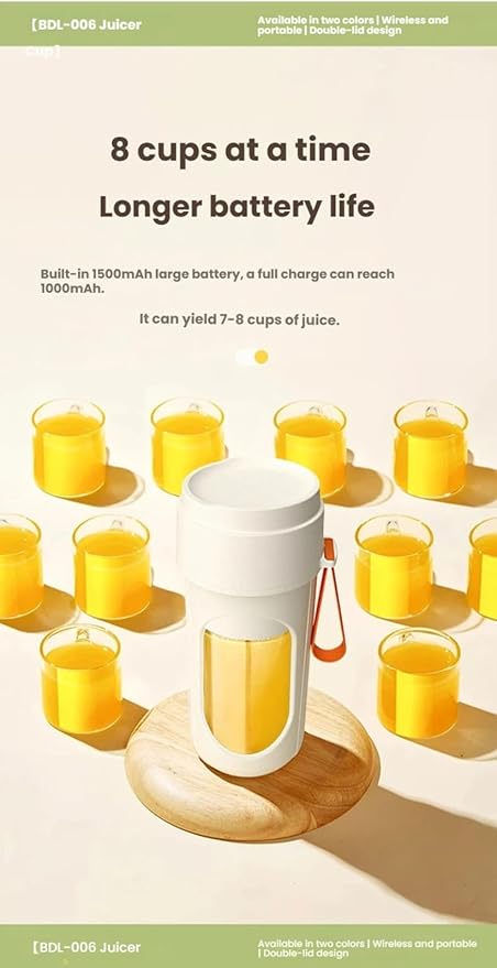 Portable charging small juicer cup household multifunctional juice mixer