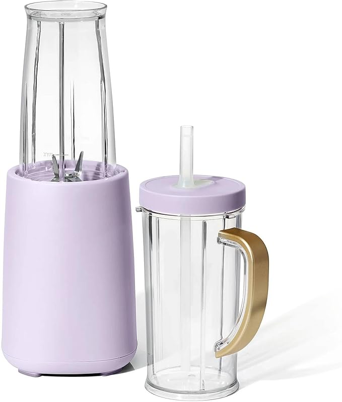 Personal Blender Set 12-Piece 240W Compact Single Serve Blender with Blending and Grinding Cups BPA-Free Dishwasher Safe (Lavender)