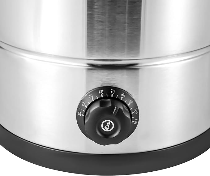 80-Cup 12L Percolate Coffee Urn110V 1KW Commercial Grade Stainless Steel Coffee Maker Hot Water UrnHot Coffee Dispenser for HomeOfficeWedding PartyBuffet Catering (12 L)