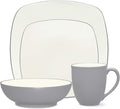 Noritake Colorwave Slate 4-Piece Square Place Setting Service for 1