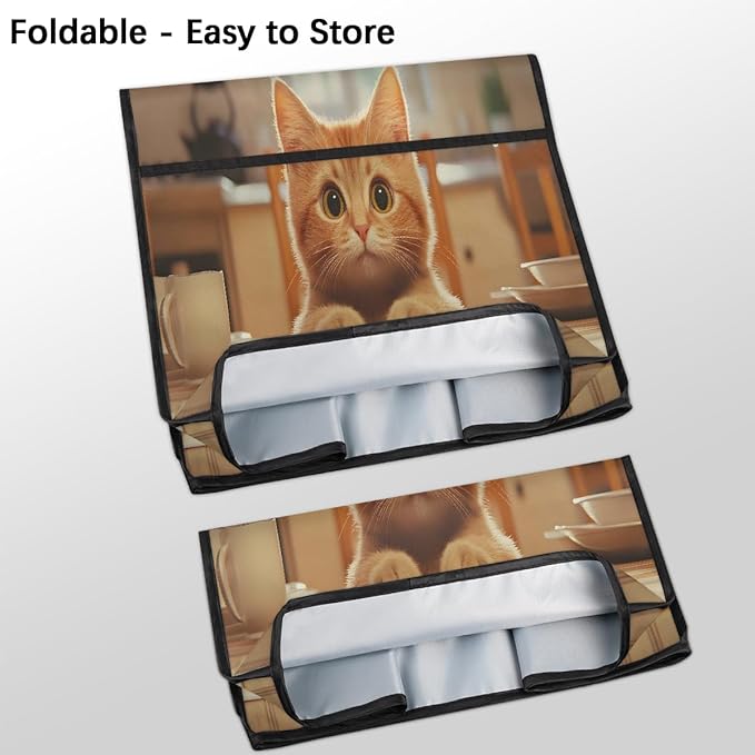 cfpolar Kitchen Aid Mixer Cover Compatible with 6-8 Quarts Cute Animals Kitten Stand Mixer Cover Kitchen Aid Mixers Accessories Appliance Organizer Bag Dust Covers with Zipper Pocket