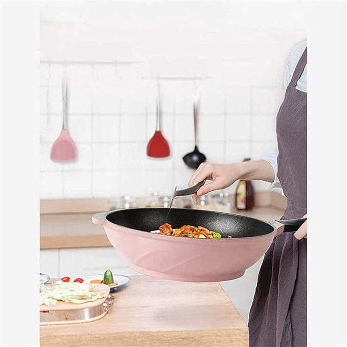 Kitchen Non-Stick Pan SetKitchen Cookware SetPots &amp Pans Woks and Stir-Fry Pans Pots and Pans SetStone Pot Set Variety Pack