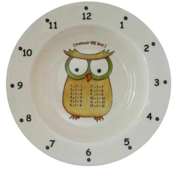 Times Table Dinnerware 4-piece Early Years 7 inch Melamine Rimmed Bowl Set