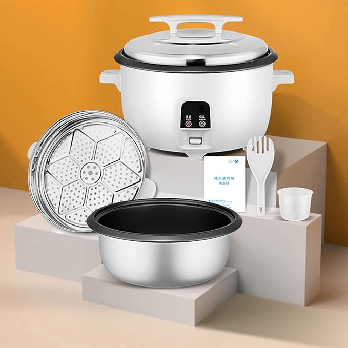 Rice Cooker Large-Capacity Household/Commercial Thickened Non-Stick Cooking Pot/Insulation Pot(19L) ()