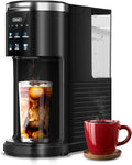 Gevi Single Serve Coffee Maker for K Cup and Ground Coffee Pod Coffee Maker with 40oz Water Reservoir 6 to 14 oz. Brew Sizes Black