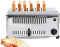 6-Slice Stainless Steel Toaster with Precise Timing and Wide Slots 6 Slot Toaster with 5-Shade Settings – Ideal for Home Restaurants and Breakfast