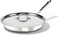 All-Clad D3® Stainless Steel 12 inch Frying Pan With Lid- Made in the USA- The Original Bonded Professional Cookware- Oven Safe &amp Induction Compatible