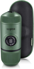 WACACO Nanopresso Portable Espresso Maker Bundled with Protective Case Upgrade Version of Minipresso Mini Travel Coffee Machine Perfect for Camping Travel and Office (Elements Moss Green)