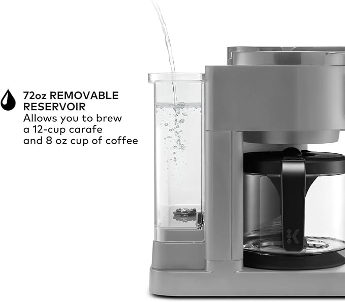 K-Duo Essentials Coffee Maker for Hot and Iced Drinks Single Serve KCup Pod Brewer and 12 Cup Carafe Drip Coffee Pot 72 oz Water ReservoirPause &amp Pour Feature Perfect for Home &amp Office Use