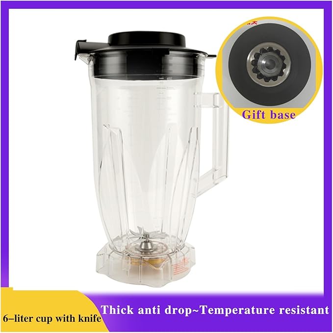Mixer with Knife Cup Wall Breaker Accessories LY-8002 with Knife Cup Electric 6 Liter Soybean Milk Machine Pot Compatible for Ruichi 8001 Universal Cup