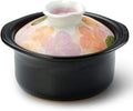 50-15142/2-980872 Rice Pot Orange 2 Cups 8.5 x 7.7 x 5.7 inches (21.5 x 19.5 x 14.5 cm) 43.3 fl oz (1100 cc) Carbon Heating Element Induction Rice Pot Banko Ware