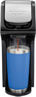 Hamilton Beach FlexBrew Single Serve Coffee Maker Coffee Machine Compatible with Pod Packs and Grounds Black Next Gen (49900)