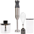 Kenmore Immersion Blender - Handheld Stick Mixer Electric Hand Blender with Stainless Steel Shaft Whisk Variable Speed for Smoothies Milkshakes Baby Food Puree Batidora de Inmersión