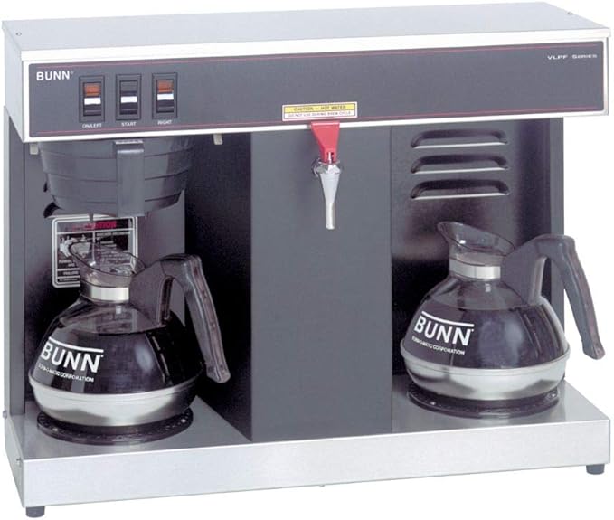 BUNN VLPF 12-Cup Automatic Commercial Coffee Maker 2 Warmers 07400.0005